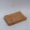 Houten zeephouder - geribbeld