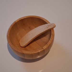 Bamboe mengkommetje voor maskers