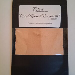 Masker Roze klei met rozenbottel - 20 g